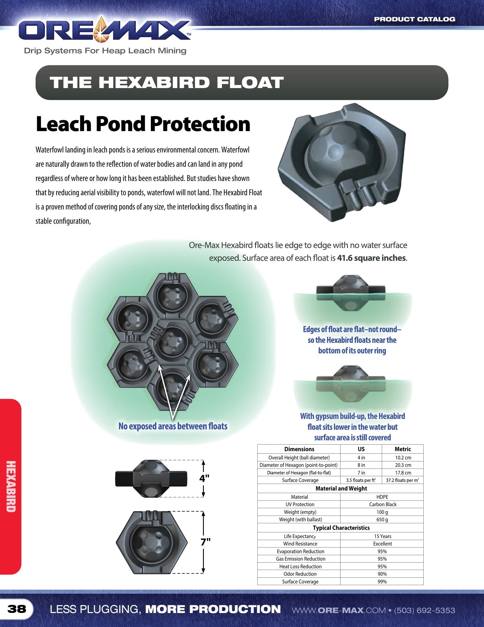 Ore-Max Hexabird catalog page